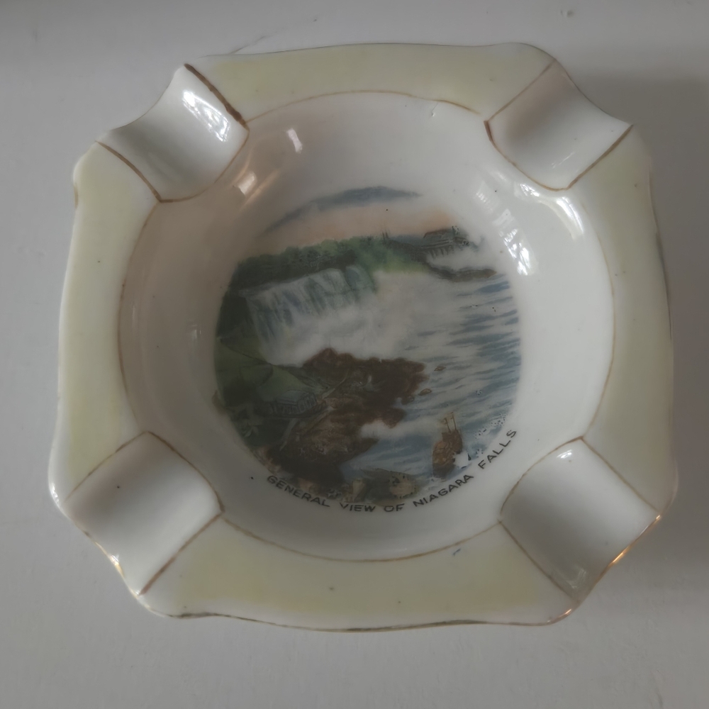 Niagara Falls Souvenir Ashtray Occupied Japan - Picture 3 of 8